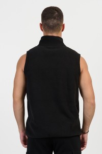 Αμάνικη ζακέτα Fleece BODY MOVE 1364 ΜΑΥΡΟ