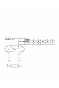 Γυναικείο T-Shirt BODY MOVE 894 ΜΠΟΡΝΤΟ