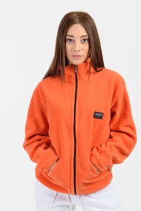 UNISEX Ζακέτα Fleece BODY MOVE ΠΟΡΤΟΚΑΛΙ 575