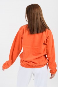 UNISEX Ζακέτα Fleece BODY MOVE ΠΟΡΤΟΚΑΛΙ 575