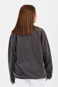 UNISEX Ζακέτα Fleece BODY MOVE ΑΝΘΡΑΚΙ 575