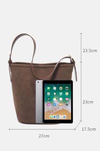 Γυναικεία Τσάντα Shopper ‘Ωμου Foxer 9158093F σκούρο καφέ