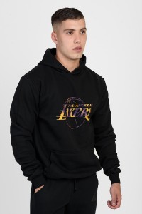 Μπλούζα φούτερ COTTON4ALL LAKERS 25-129 ΜΑΥΡΟ