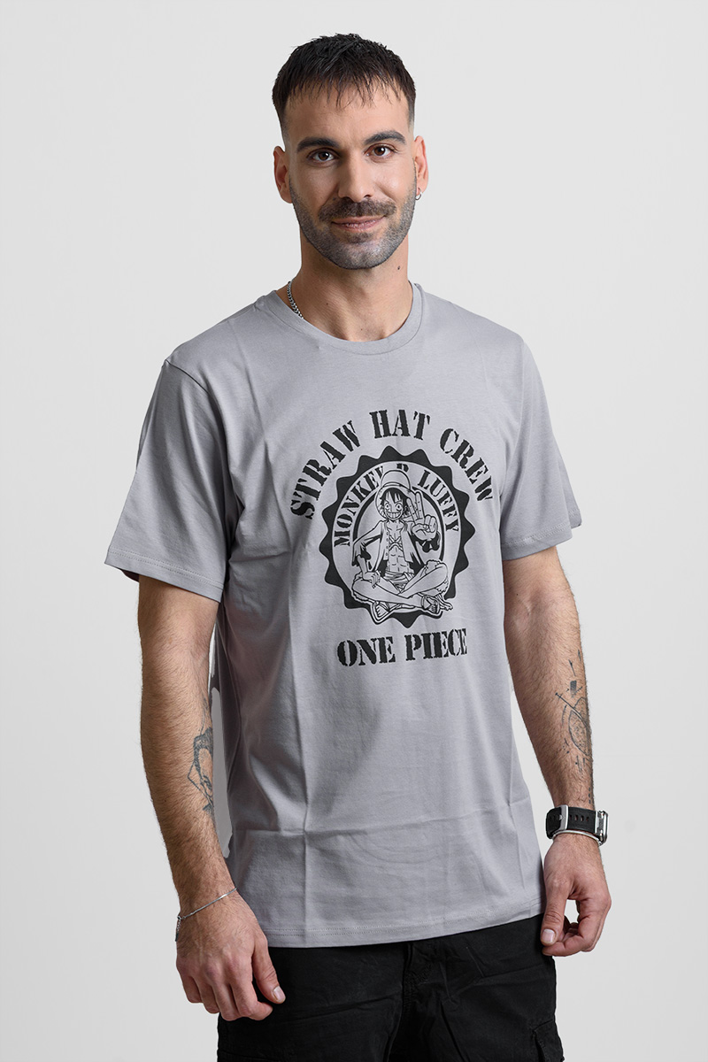 Ανδρικό T-Shirt Cotton4all 25-206 Γκρι