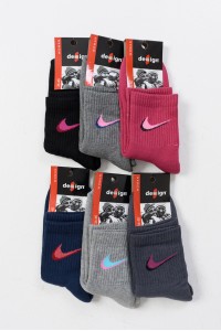 Design Socks Ημίκοντες μπουρνουζέ 6 PACK 8020004