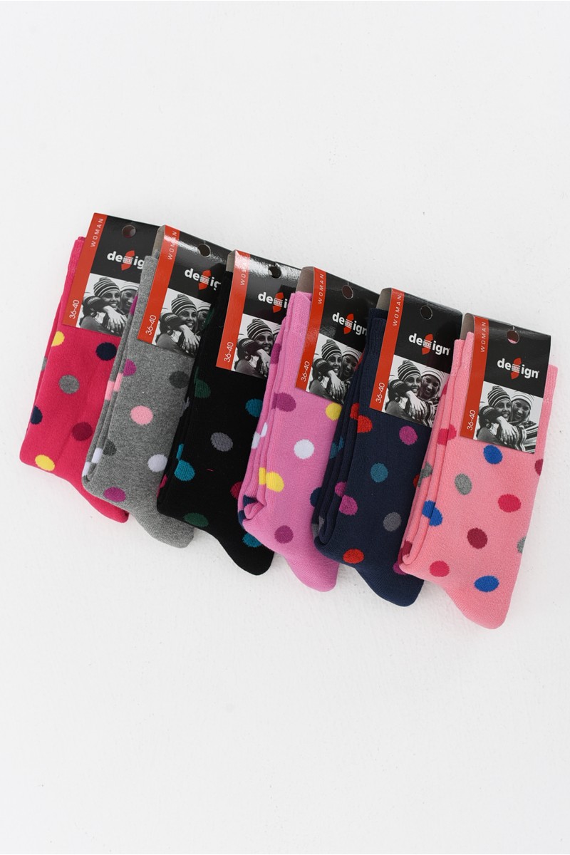Γυναικείες κάλτσες DESIGN Poua 6 PACK 8500074
