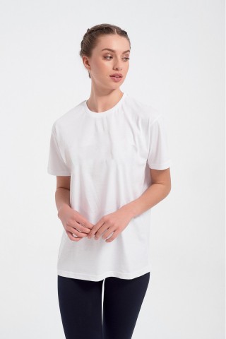Κοντομάνικη μπλούζα JHK TSRA150 Λευκό