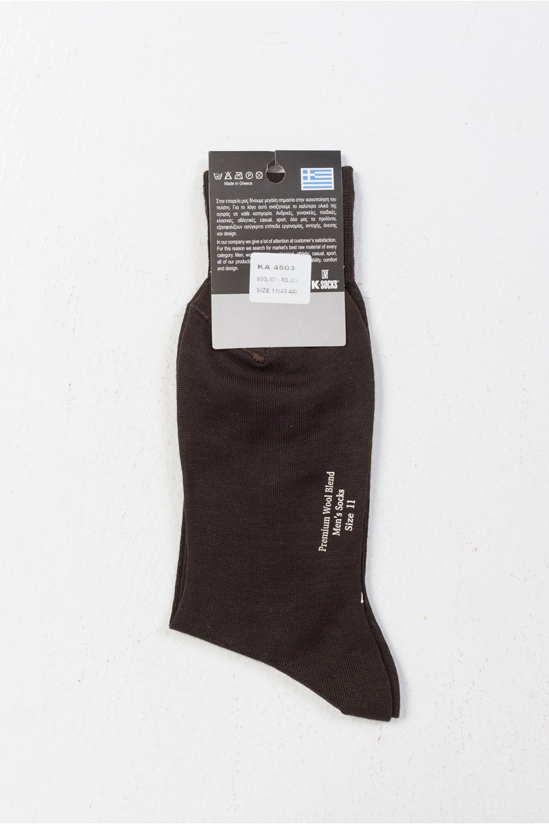 Ανδρικές μισομάλλινες κάλτσες K-SOCKS 4503