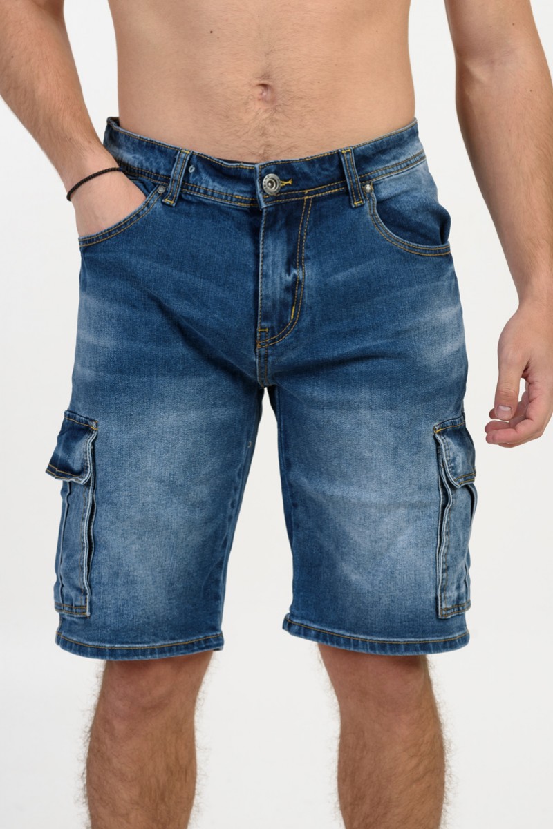 Ανδρική Βερμούδα με τσέπη MAGAN JEANS Z112