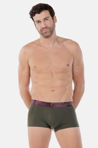 Ανδρικά εσώρουχα Boxers MEI 2 Pack 175 ΧΑΚΙ ΜΩΒ