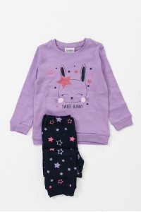 Παιδική Πιτζάμα TRAX GIRL Pink Rabbit 44792