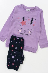 Παιδική Πιτζάμα TRAX GIRL Pink Rabbit 44792