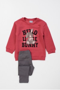 Χειμερινές Φόρμες Κορίτσι με κολάν TRAX LITTLE BUNNY 46705