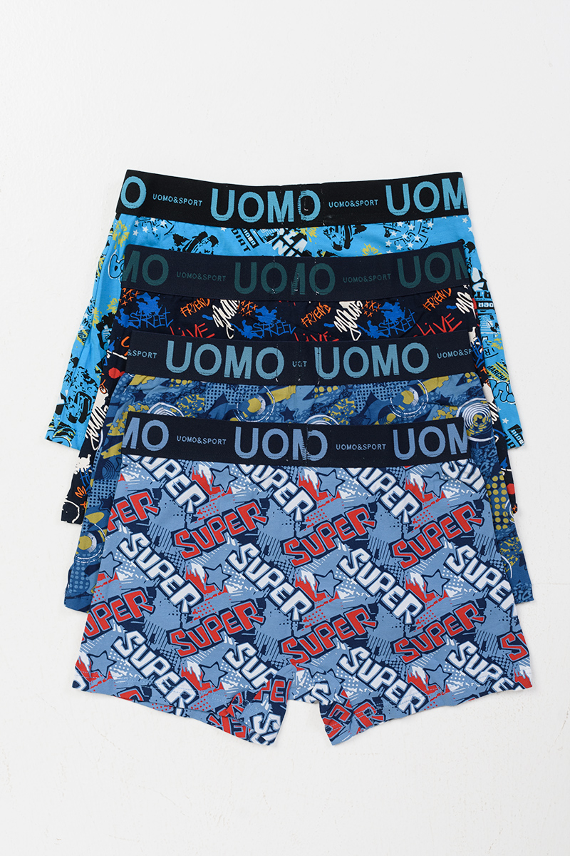 Aνδρικά εσώρουχα Boxer UOMO 4 PACK B642-1