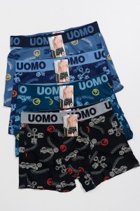 Aνδρικά εσώρουχα Boxer UOMO 4 PACK B716