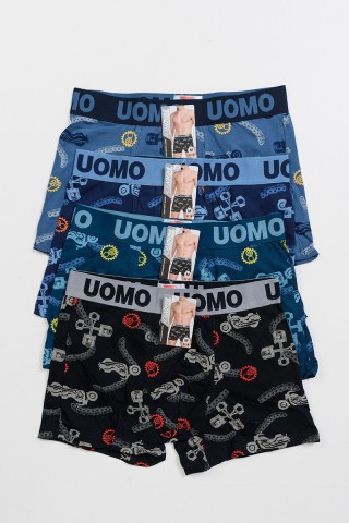 Aνδρικά εσώρουχα Boxer UOMO 4 PACK B716