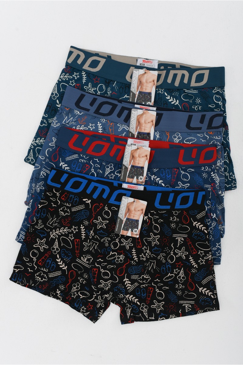 Aνδρικά εσώρουχα Boxer UOMO 4 PACK FY1887