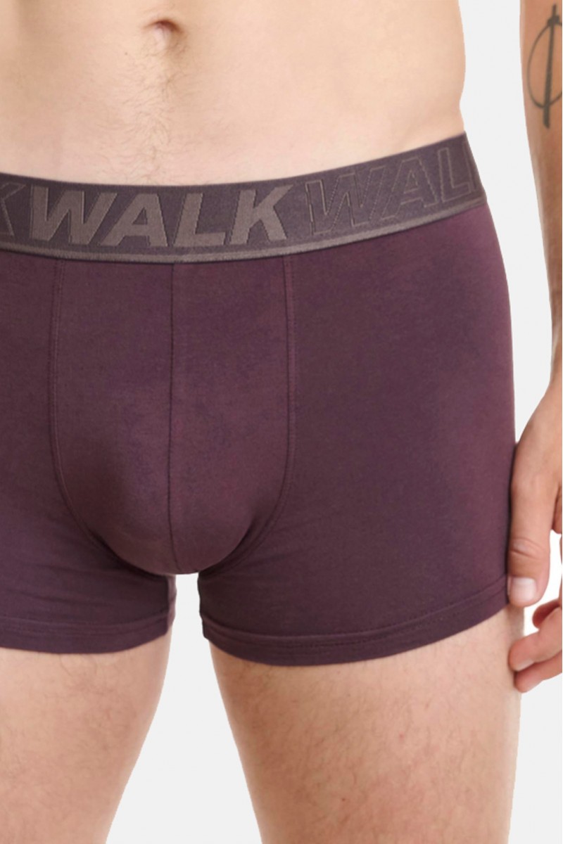 Ανδρικό Boxer WALK Βαμβακερό W1754 ΜΠΟΡΝΤΟ