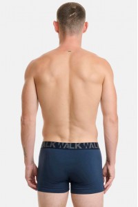 Ανδρικά Boxers WALK 2 PACK W1755-1 ΜΠΛΕ ΣΚ ΓΚΡΙ ΜΕΛΑΝΖΕ