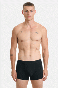 Ανδρικά εσώρουχα WALK Boxers 2 PACK W1761-1 ΜΑΥΡΟ