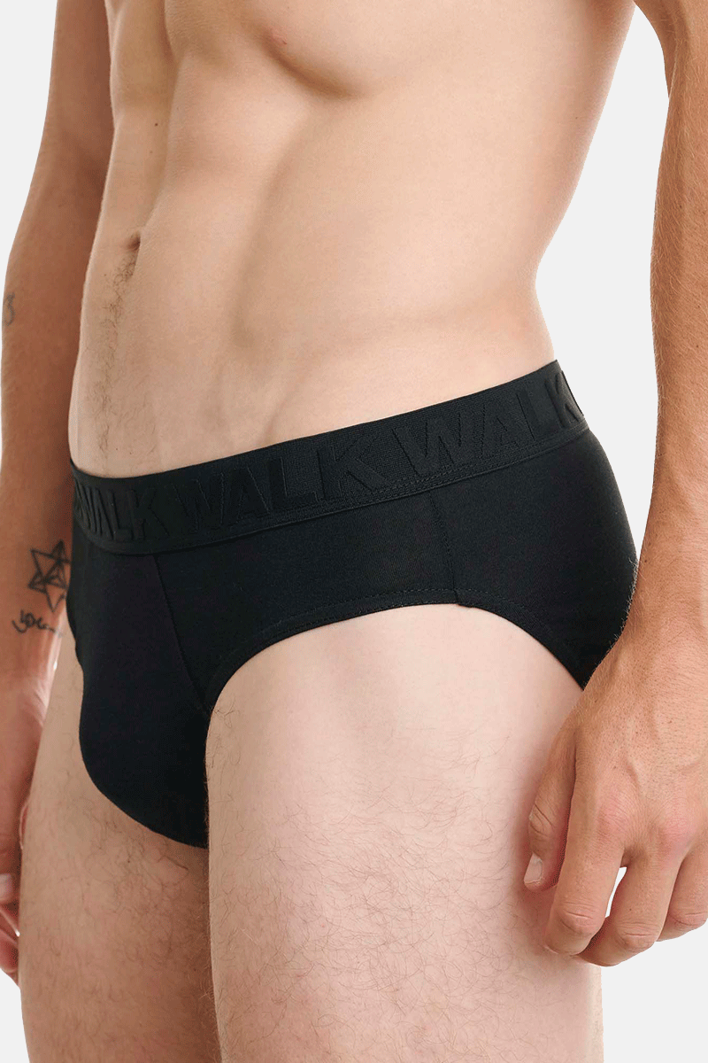 Ανδρικά Slip WALK 2 PACK W1769 ΑΝΘΡΑΚΙ ΜΑΥΡΟ