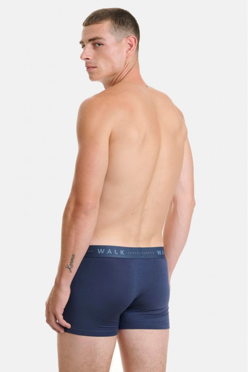 Εσώρουχα BAMBOO WALK Boxers 2 PACK W1776 NAVY RAF