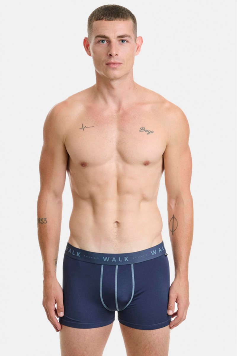 Εσώρουχα BAMBOO WALK Boxers 2 PACK W1776 NAVY RAF