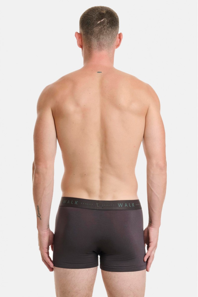 Εσώρουχα BAMBOO WALK Boxers 2 PACK W1776 ΧΑΚΙ ΚΑΦΕ