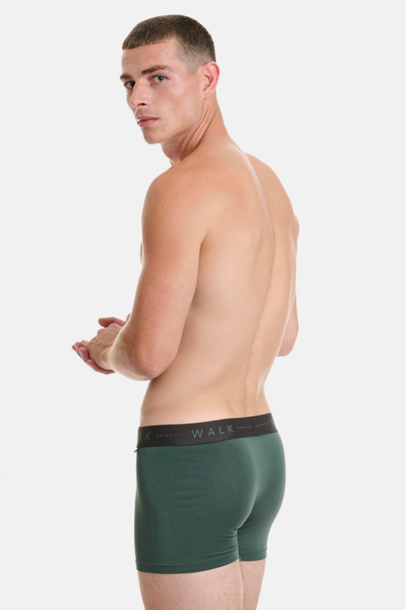 Εσώρουχα BAMBOO WALK Boxers 2 PACK W1776 ΧΑΚΙ ΚΑΦΕ