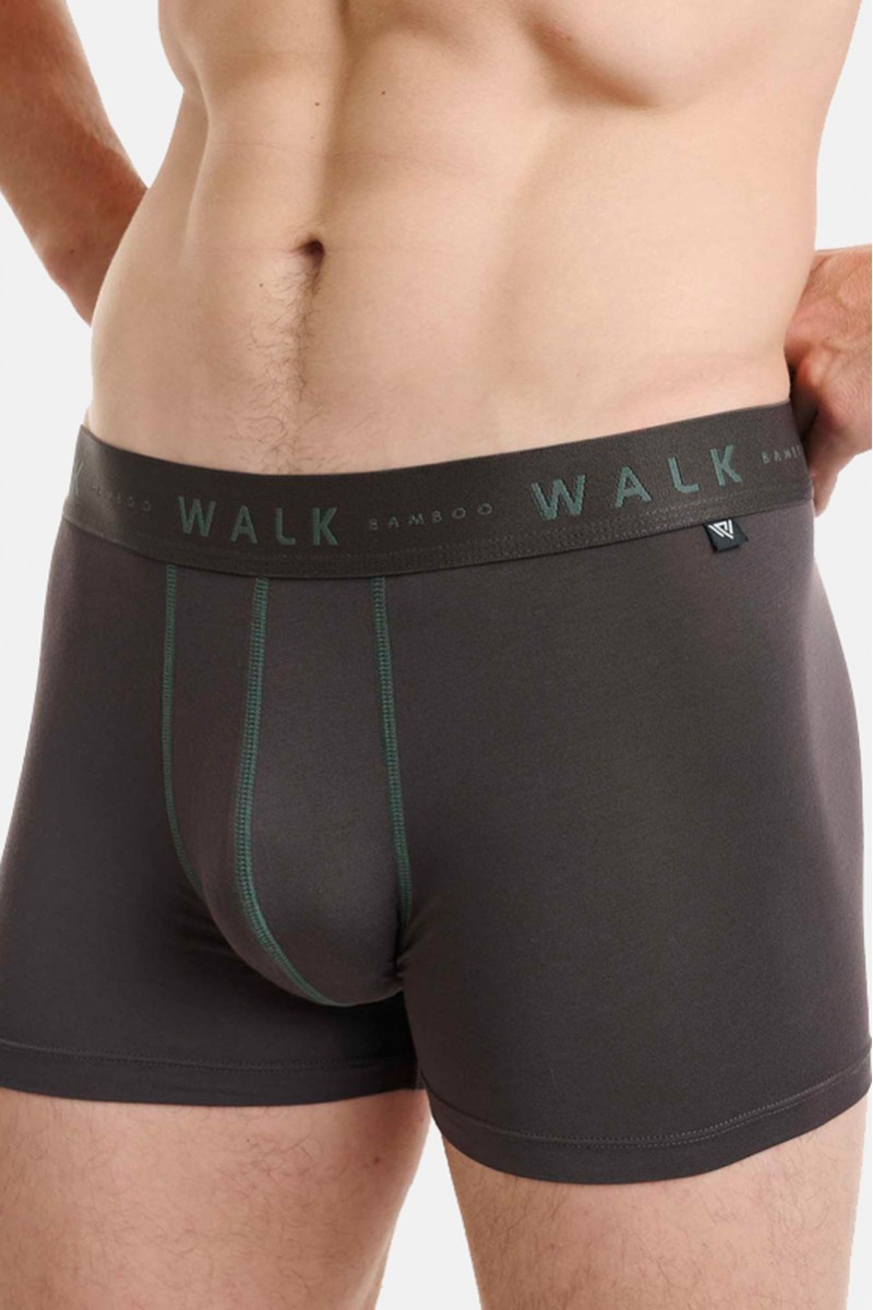 Εσώρουχα BAMBOO WALK Boxers 2 PACK W1776 ΧΑΚΙ ΚΑΦΕ